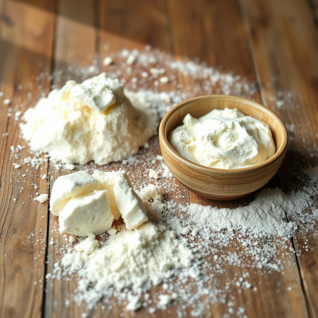 cottage cheese and flour