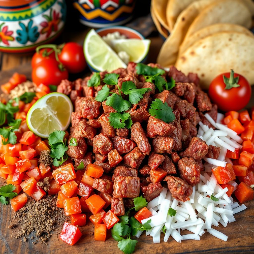 Birria taco soup ingredients