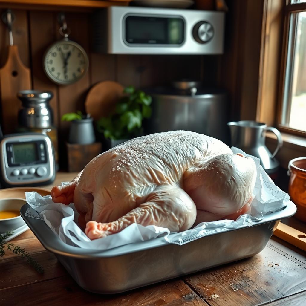 How long to cook a frozen whole chicken