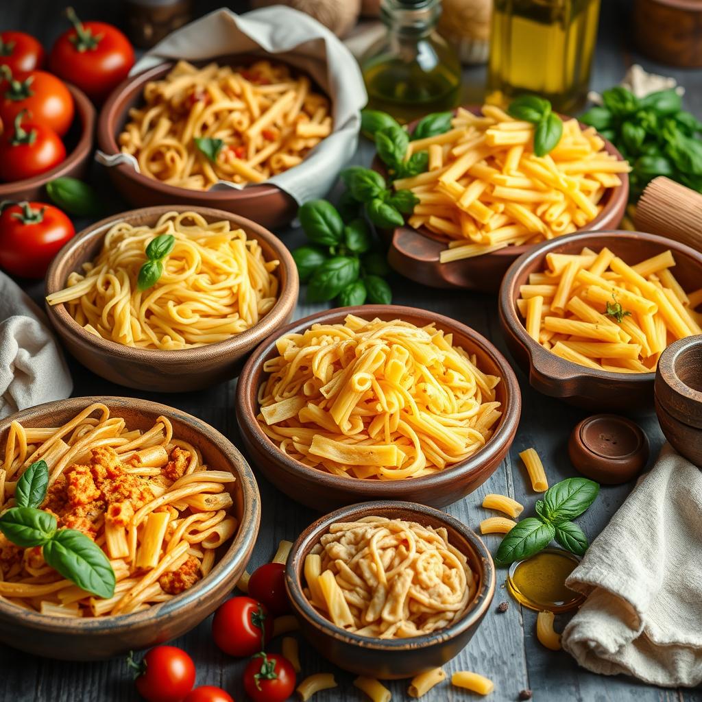 Italian pasta varieties