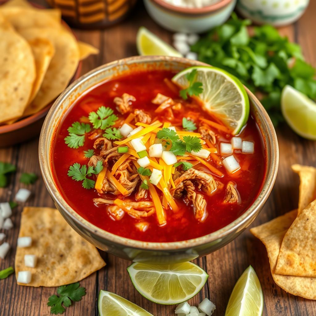 What is Birria taco soup made of?