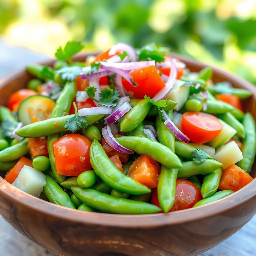 What is edamame salad made of?