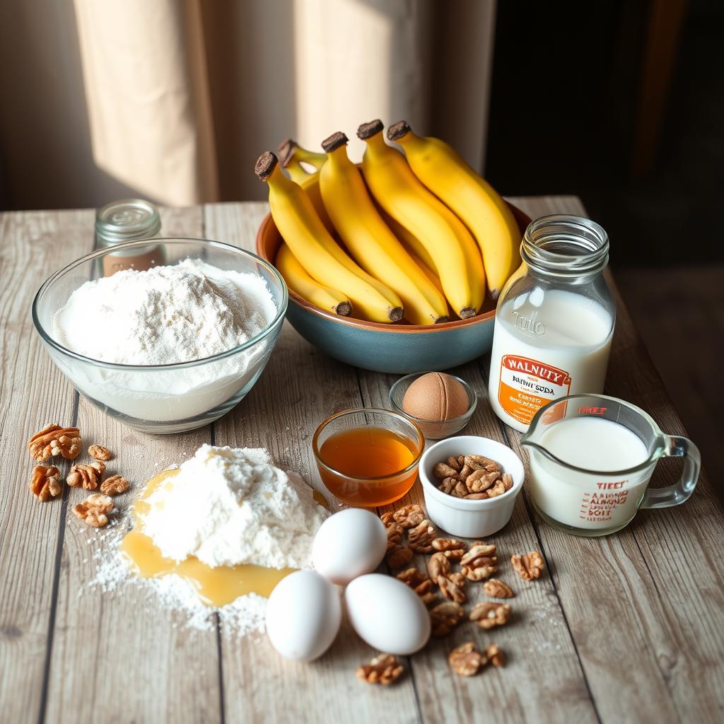 banana bread ingredients