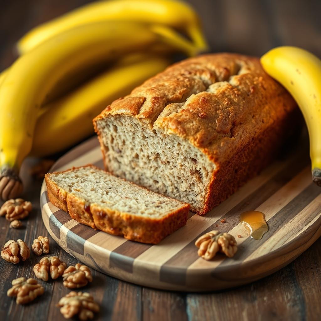 healthy banana bread