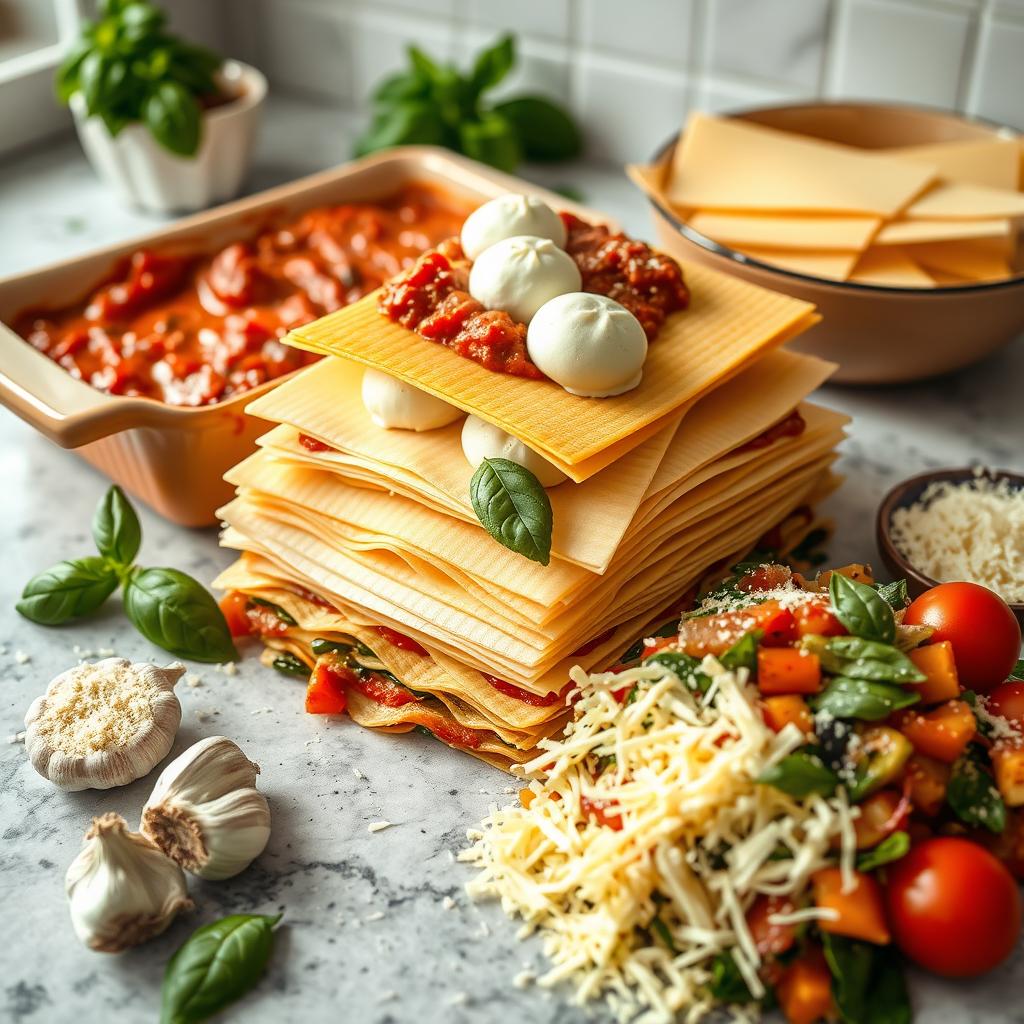 lasagna preparation process