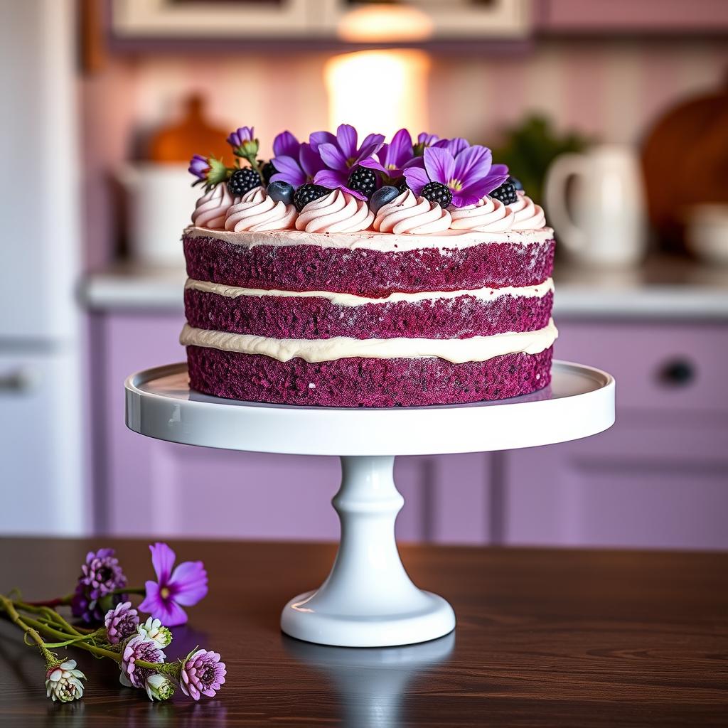 purple velvet cake