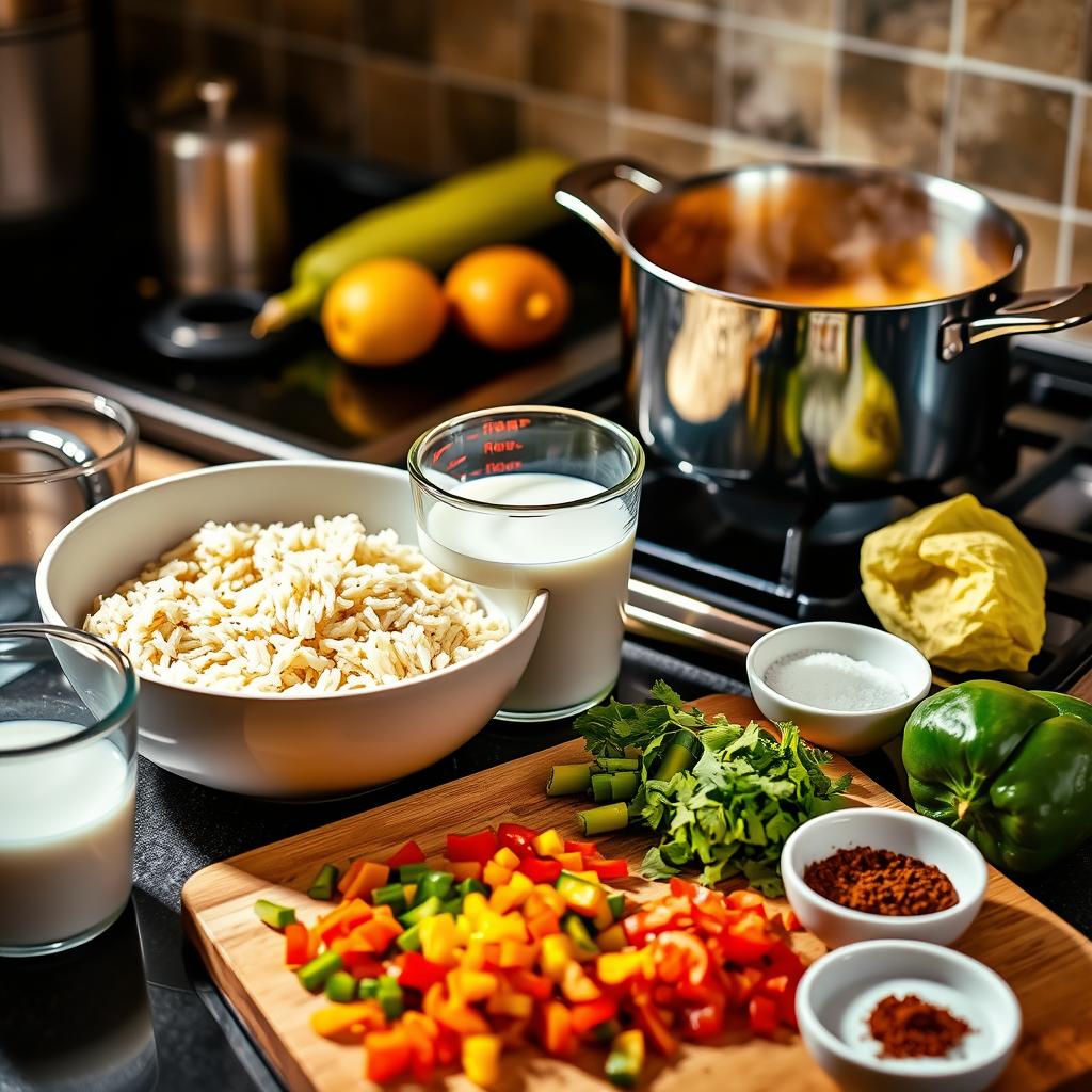 rice dish preparation