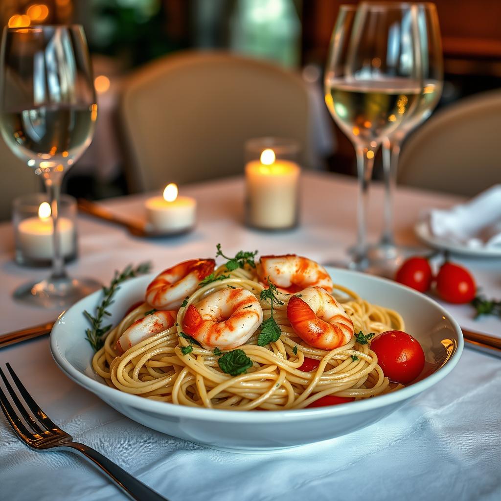 romantic pasta dish