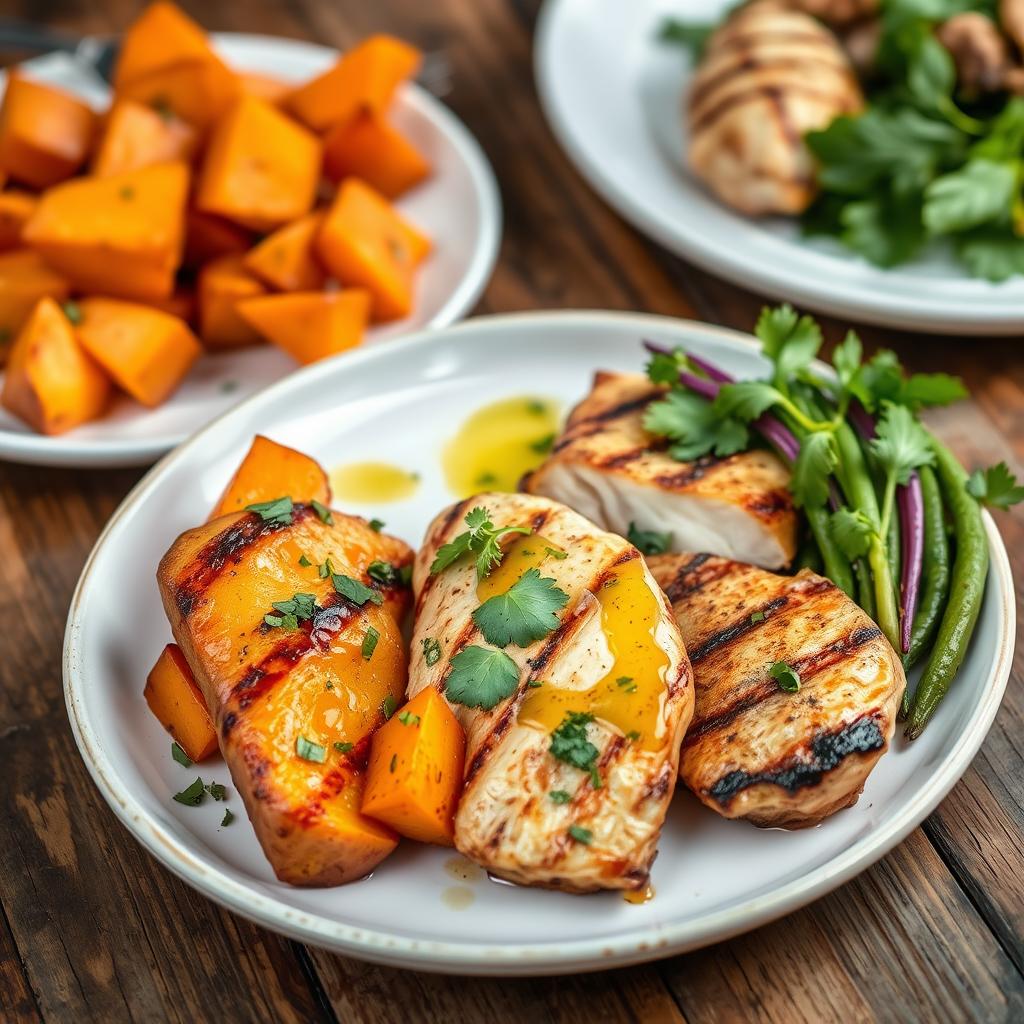 sweet potato and chicken